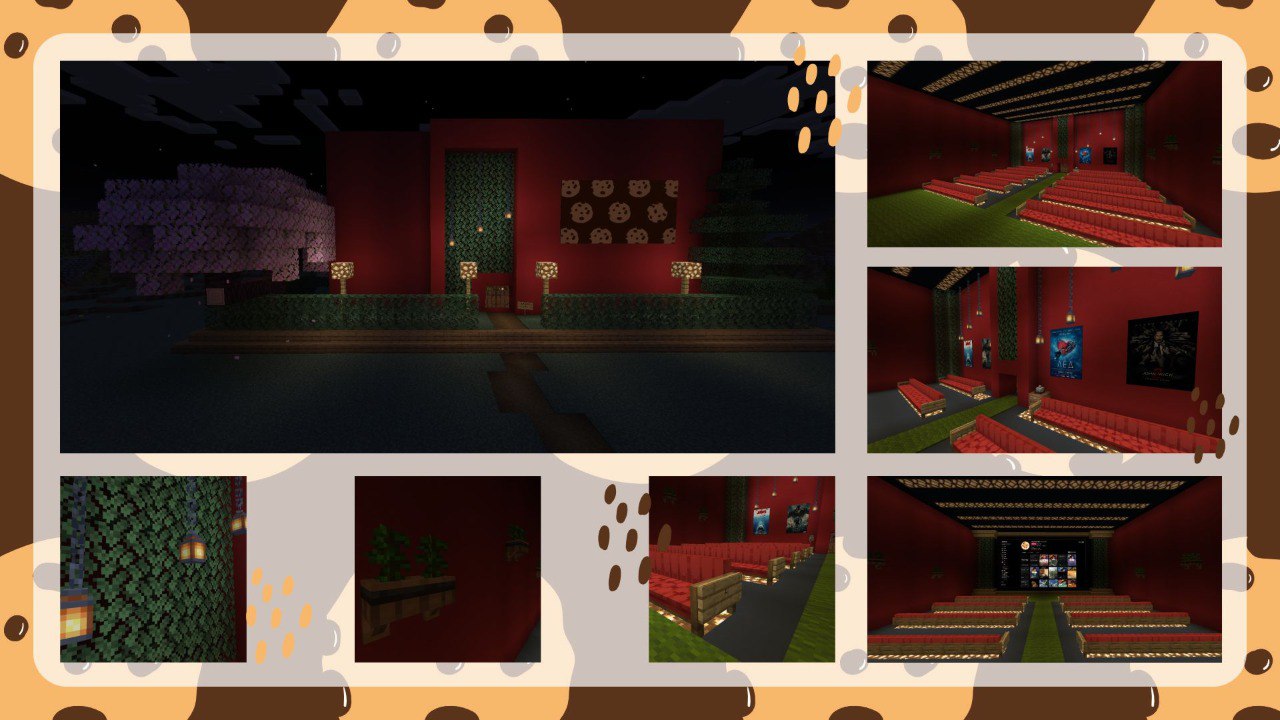Кинотеатр в Minecraft