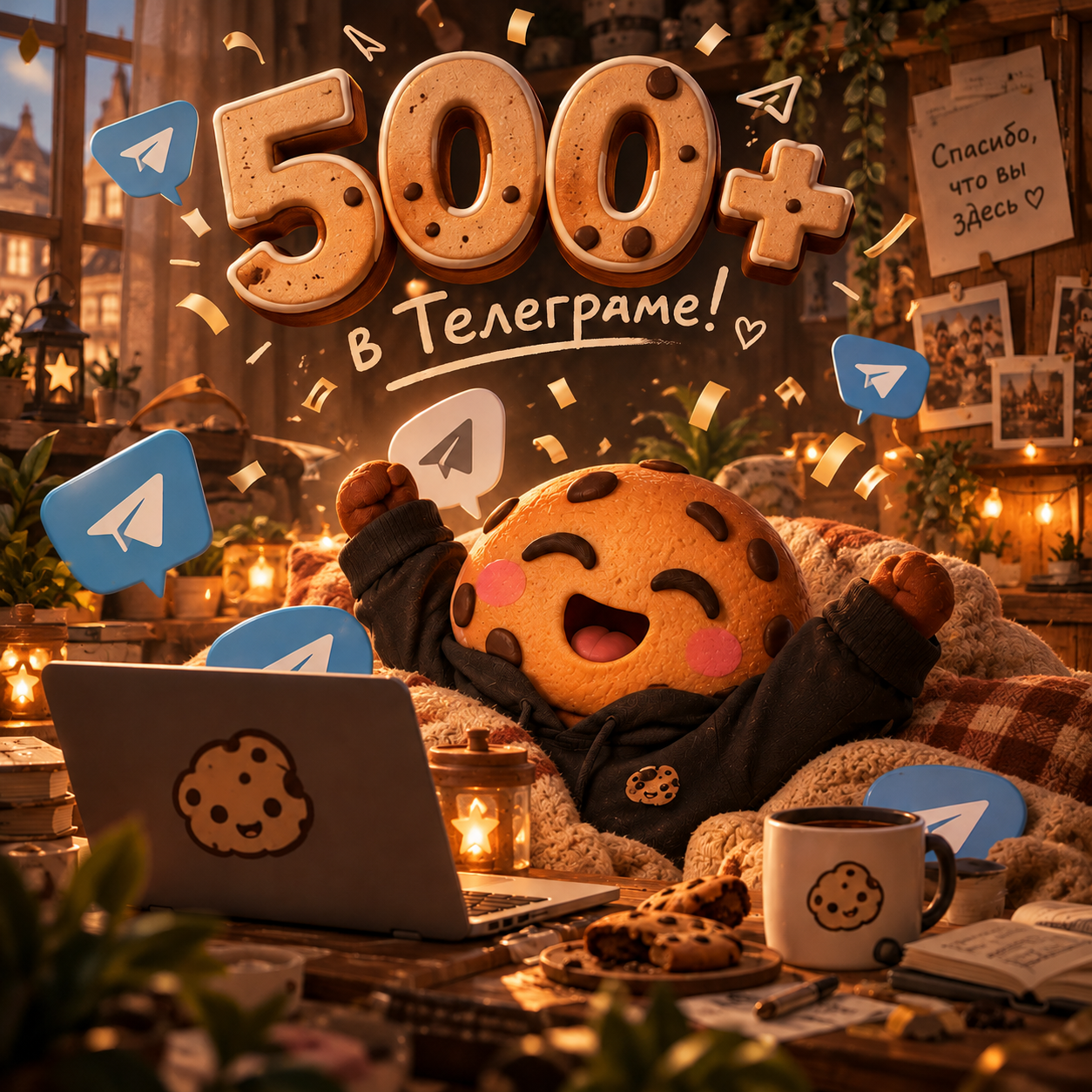 Нас уже больше 500!